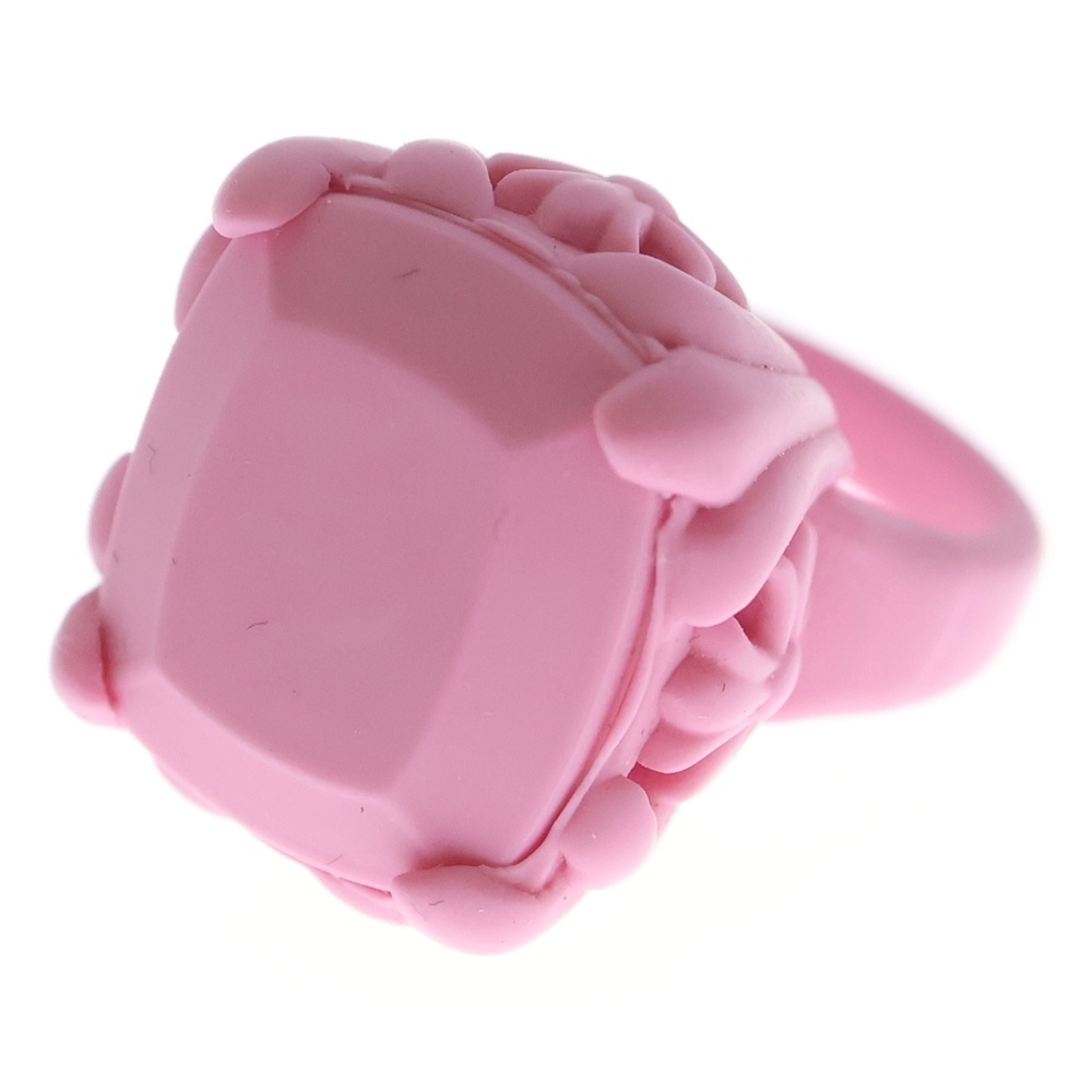 COCK&TAIL PLSTC RING ラバー カクテルリング ピンク Aランク