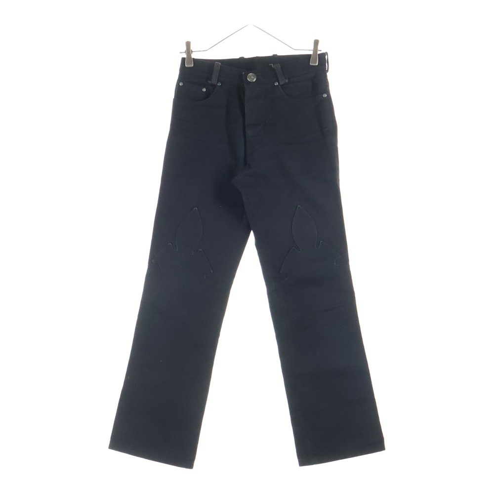 OLD FLEURKNEE DNM PANTS オールド フレアニー デニムパンツ ブラック Bランク