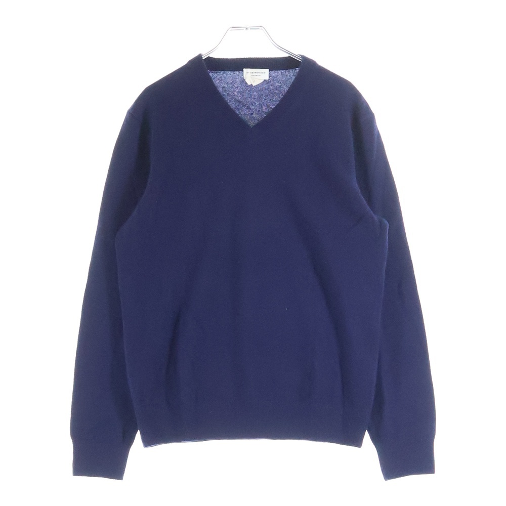 CLUB MONACO(クラブモナコ) カシミヤ Vネックニットセーター ネイビー Bランク