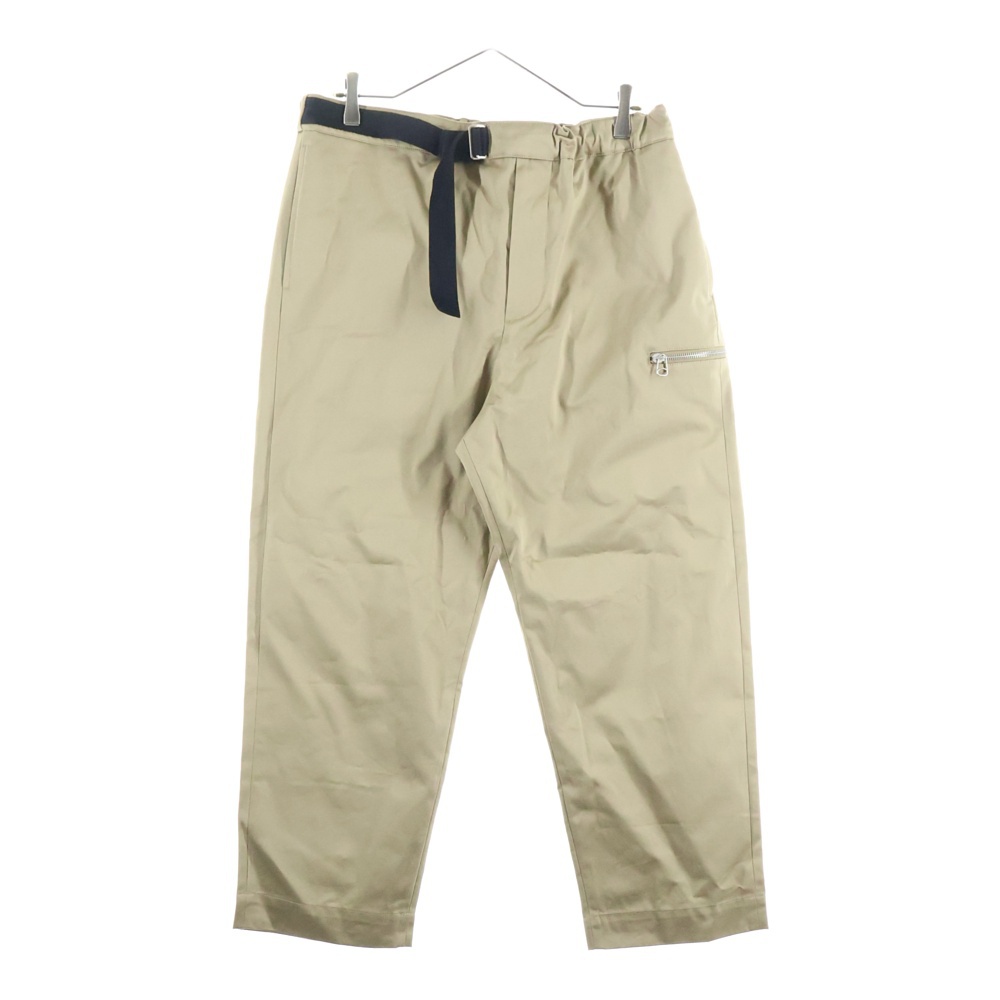 21AW REGS PANT WOVEN ベルトパンツ チノパン ベージュ OAMU310631 Aランク