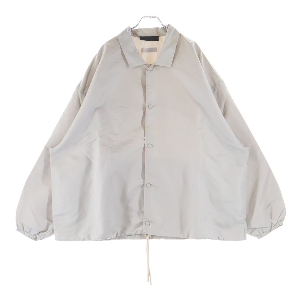 NYLON COACH JACKET バックラバーロゴ ナイロンコーチジャケット グレー Sランク