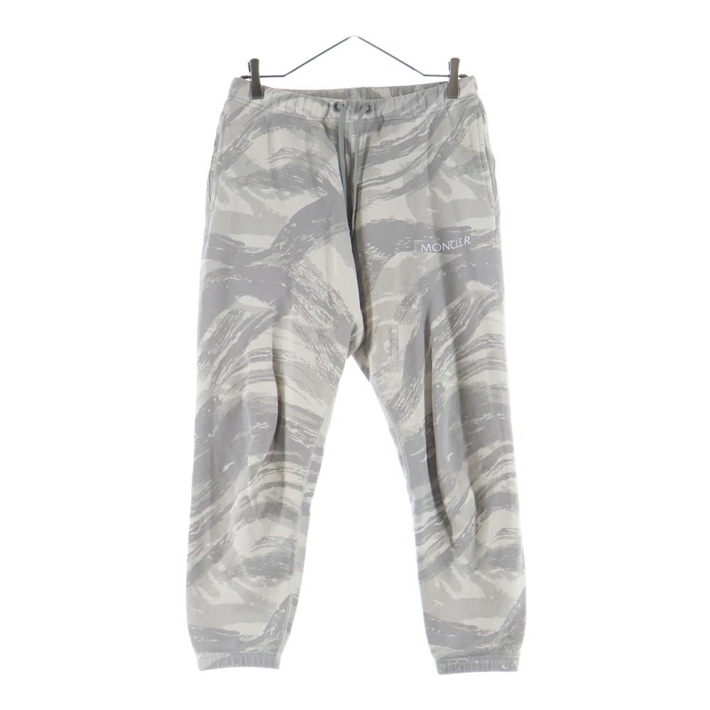 22AW ×HYKE ハイク 総柄 スウェットパンツ グレー H209K8H00002 Aランク