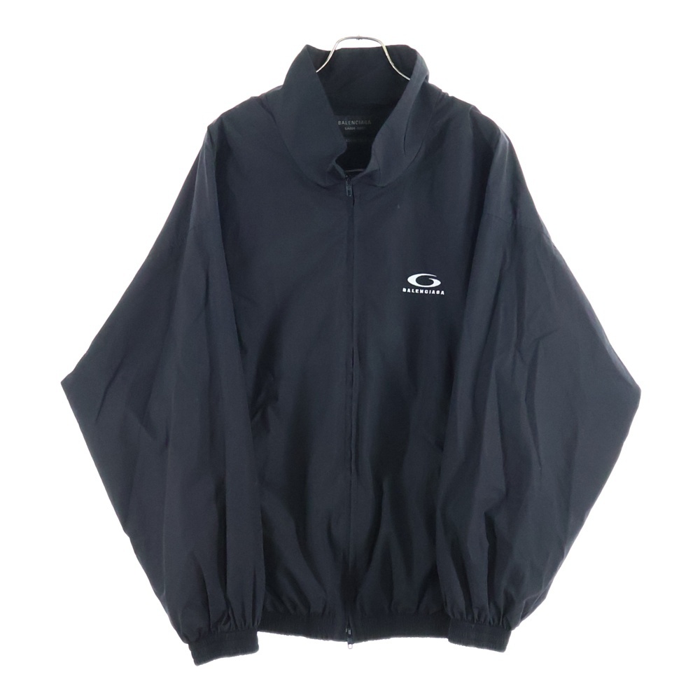 24AW Sports Icon Loop Off Shoulder Jacket スポーツアイコン ループオフショルダートラックジャケット ブラック Aランク