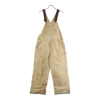 ロゴワッチ ダブルニー オーバーオール ベージュ Bランク