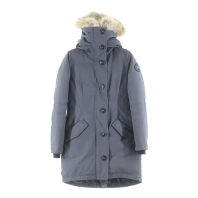 BLACK LABEL ROSSCLAIR PARKA ブラックレーベル ロスクレアパーカー ダウンジャケット グレー レディース Bランク