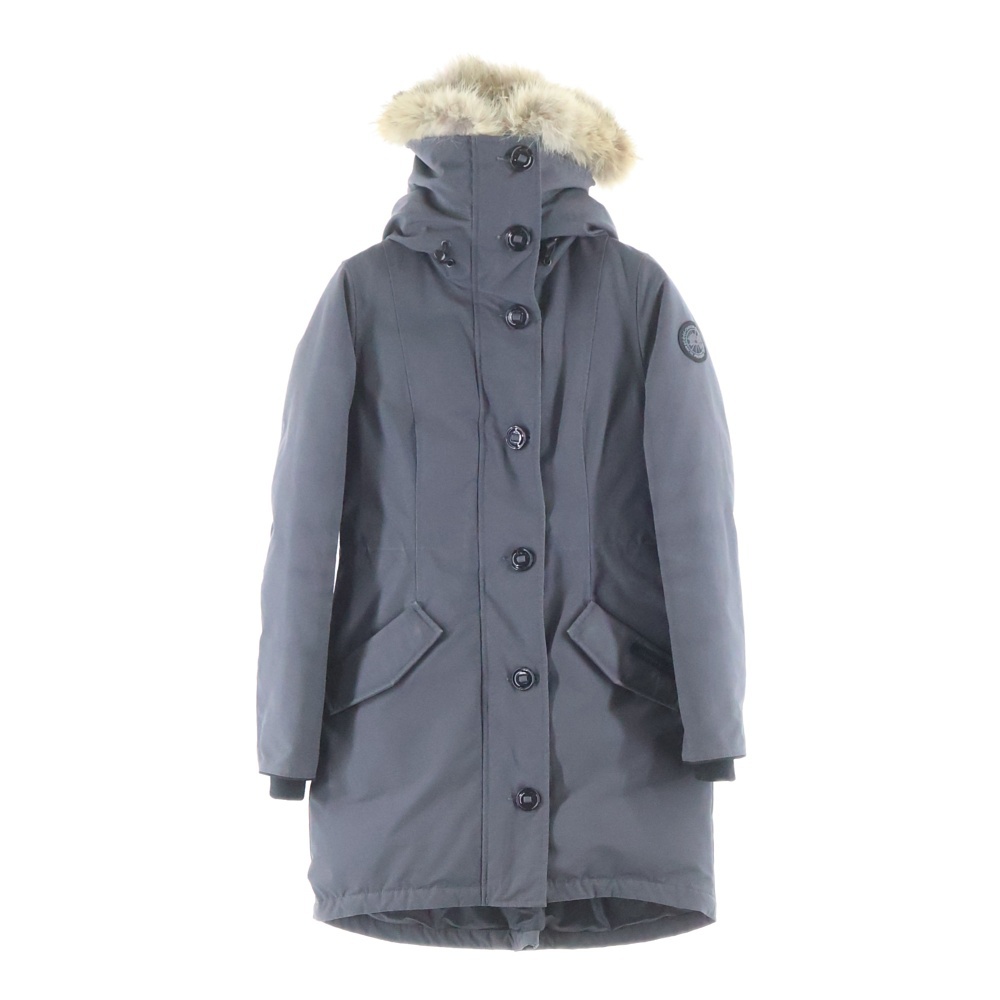 BLACK LABEL ROSSCLAIR PARKA ブラックレーベル ロスクレアパーカー ダウンジャケット グレー レディース Bランク