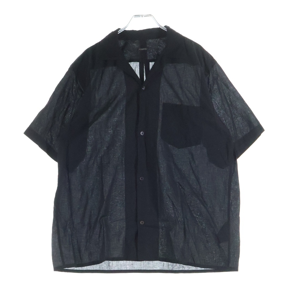 25SS KHADIコットン 半袖オープンカラーシャツ B01-02012 Bランク