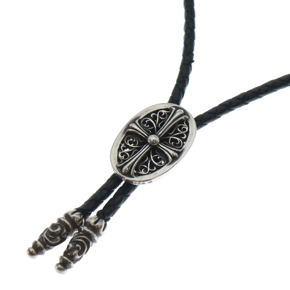 BOLOTIE OVALTINY タイニークラシックオーバルクロス ループタイ シルバー/ブラック BCA209 Bランク