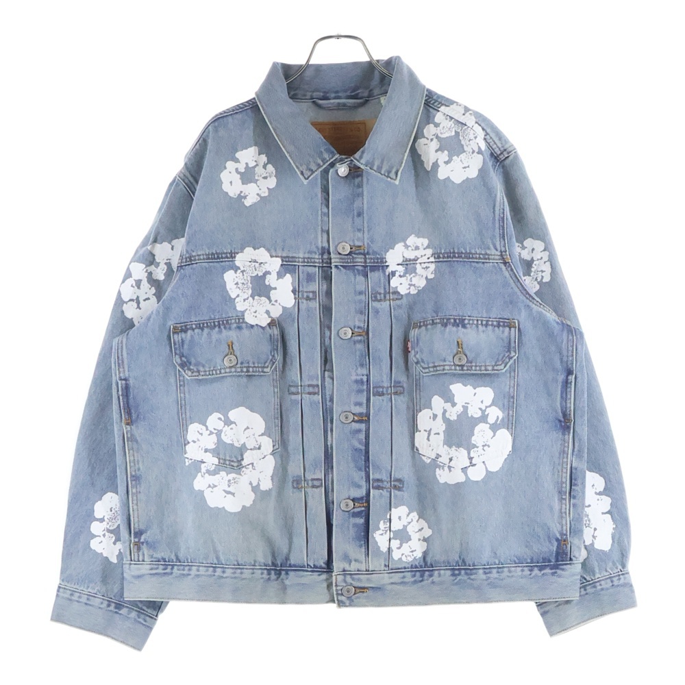×Levi's 2nd デニムトラッカージャケット コットン インディゴ Bランク