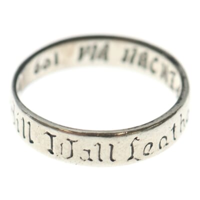 25TH ANNIVERSARY BAND RING 25周年 バンドリング シルバー Bランク