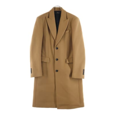 サイドベンツ チェスターコート ベージュ Aランク