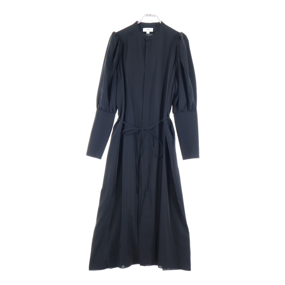 HYKE TWIST SATIN BALLOON SLEEVE DRESS Shona Joy Luxe Twist Front 