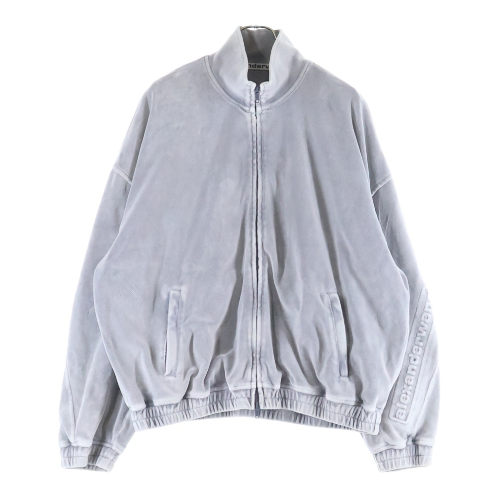 EMBOSSED LOGO TRACK JACKET UCC4242030 ベロアトラックジャケット グレー Bランク