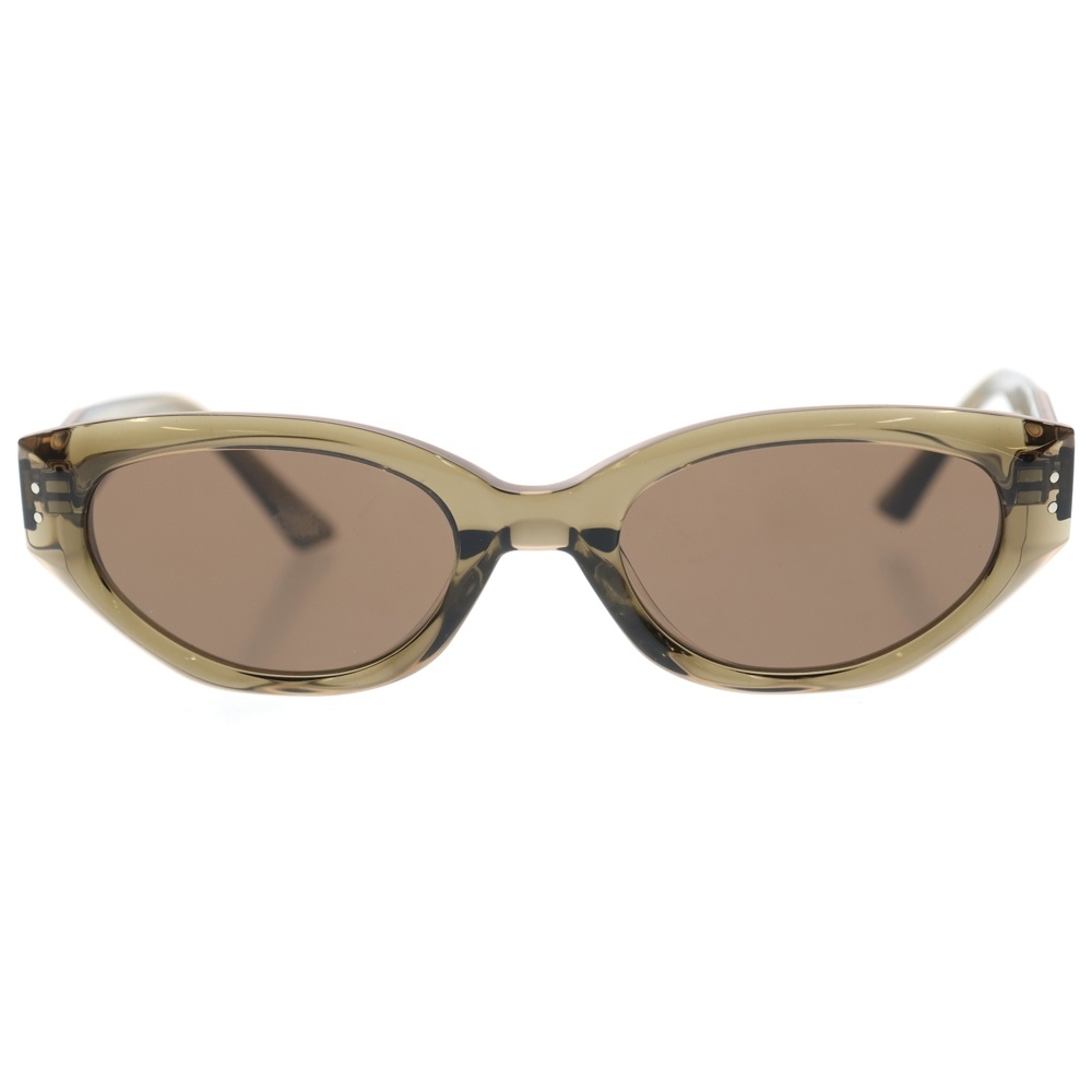 Rococo KC6 ロココ クリアフレーム サングラス 眼鏡 ブラウン Aランク