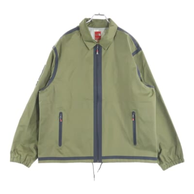 21SS×THE NORTH FACE SUMMITSERIES OUTER TAPE SEAM COACHESJACKET NP121001 ノースフェイス サミットシリーズ テープ シーム コーチジャケット カーキ Aランク