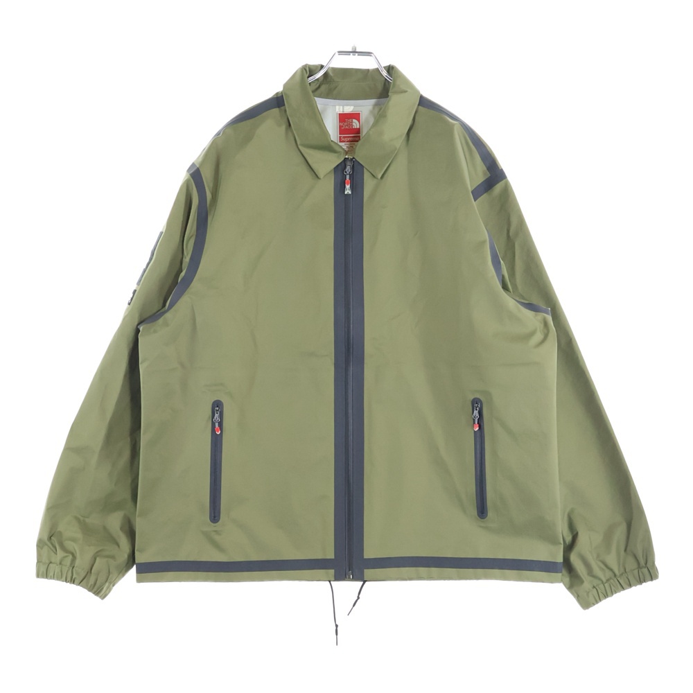 21SS×THE NORTH FACE SUMMITSERIES OUTER TAPE SEAM COACHESJACKET NP121001 ノースフェイス サミットシリーズ テープ シーム コーチジャケット カーキ Aランク