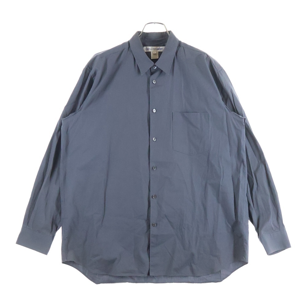 胸ポケット付 長袖シャツ グレー FZ-B011 Cランク