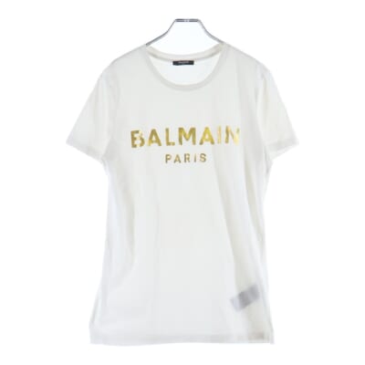 Gold Logo Tee ゴールドロゴティー クルーネック 半袖Tシャツカットソー EF000B065 ホワイト Bランク