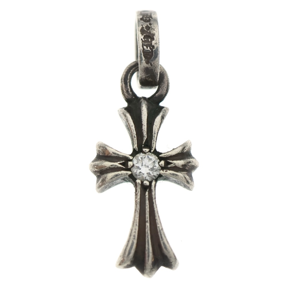 CRS BBYFAT DMND ベイビーファットクロス 両面1ダイヤ ペンダントトップ シルバー BCA238 Bランク