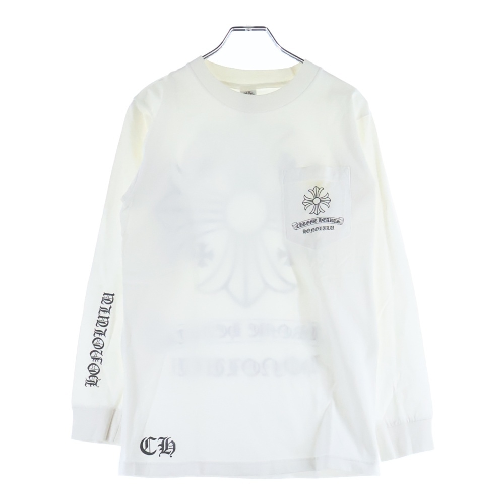 OLD Honolulu CH PLS L/S TEE オールド ホノルル限定 バッグCHプラス 長袖Tシャツ ロングスリーブカットソー ホワイト Cランク