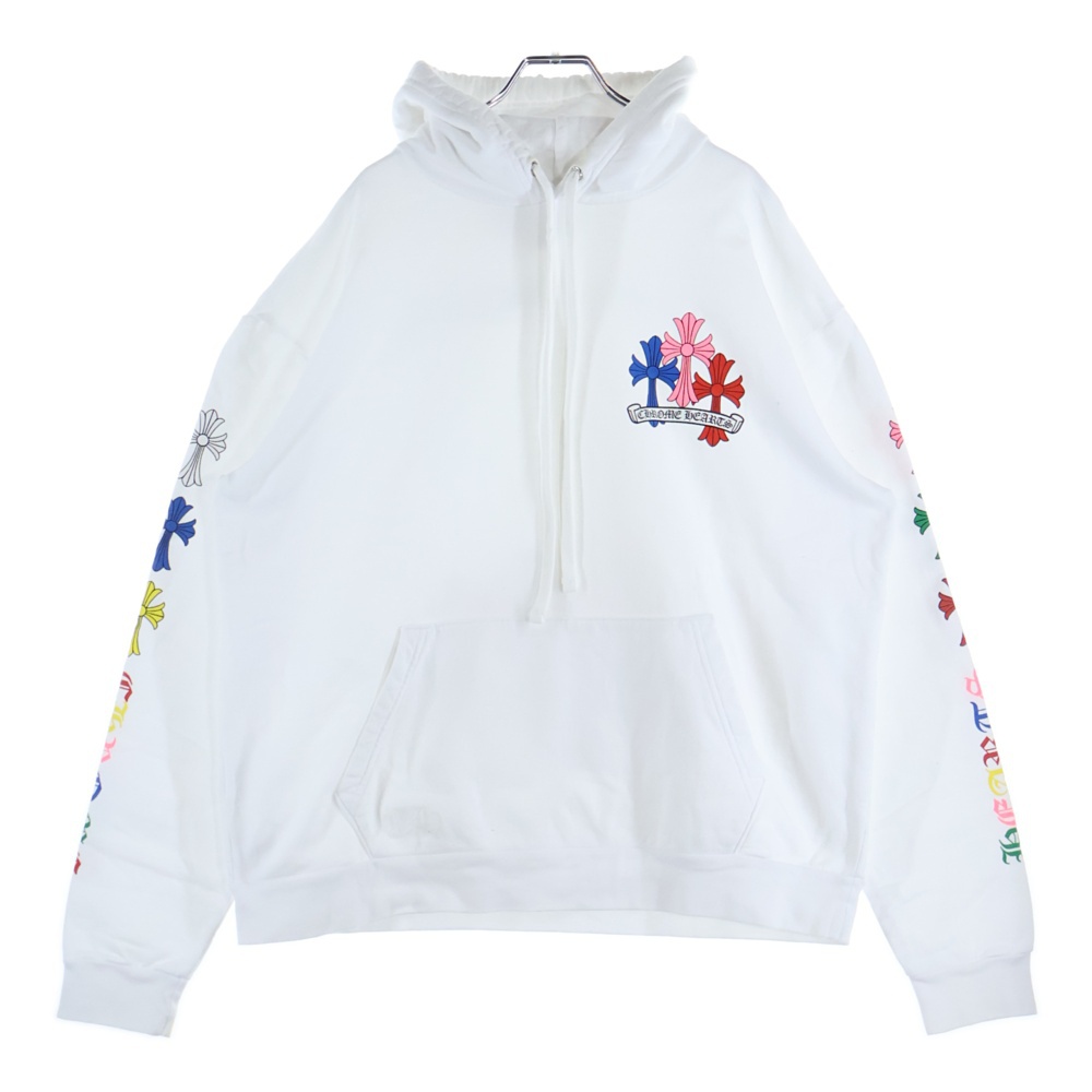MLTCOL CEM CRS HD PLVR マルチセメタリークロスプリント プルオーバーパーカー フーディー ホワイト Bランク