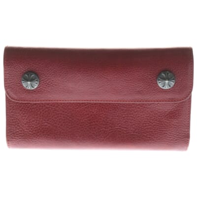 WAVE ウェーブ レザーウォレット 財布 レッド BCA374 Cランク