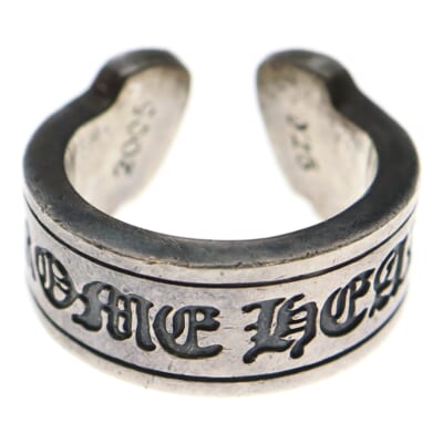 LG SCROLL LABEL ラージスクロールラベル シルバーBCA383 Bランク