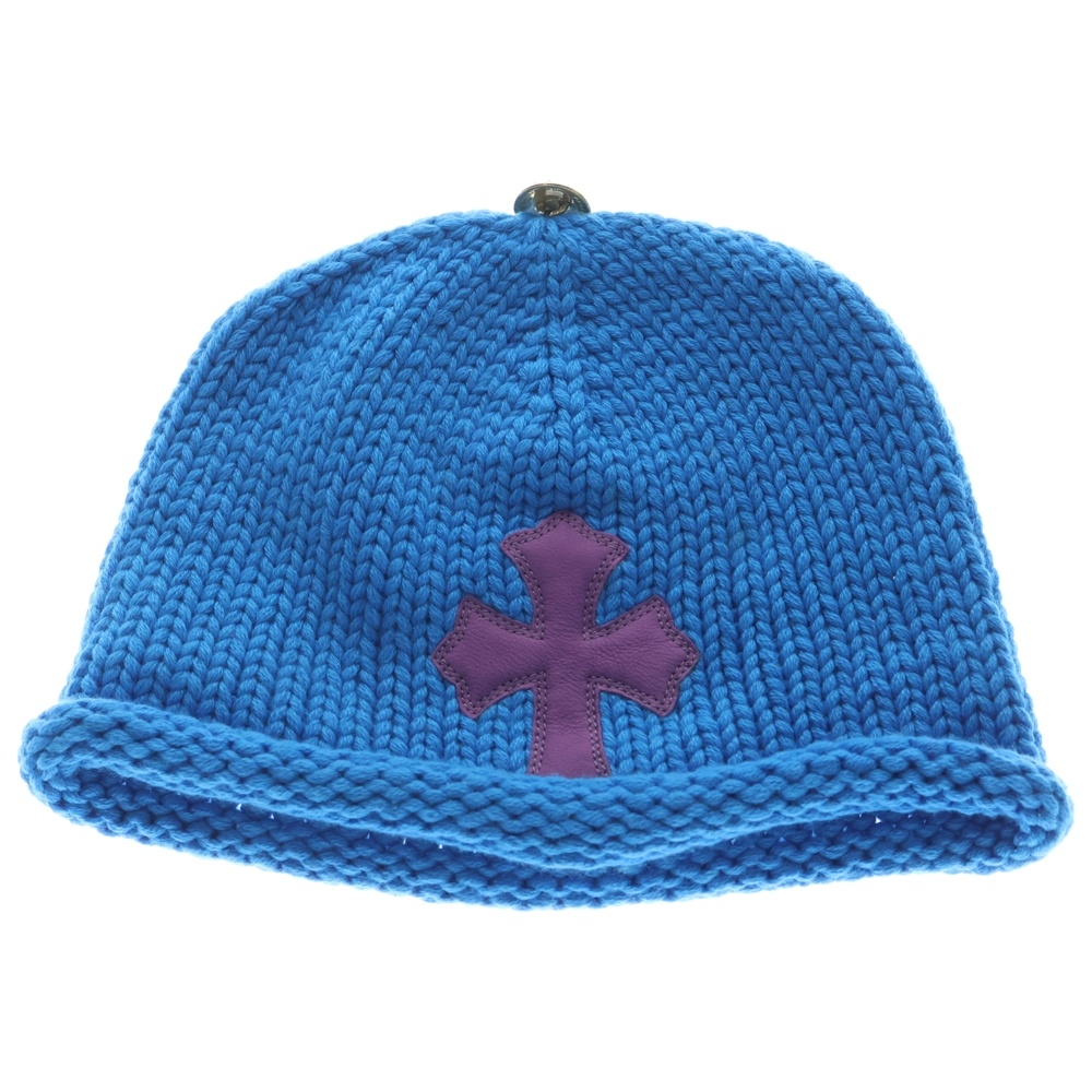 BEANIE CASH クロスパッチ付きカシミアビーニー Aランク