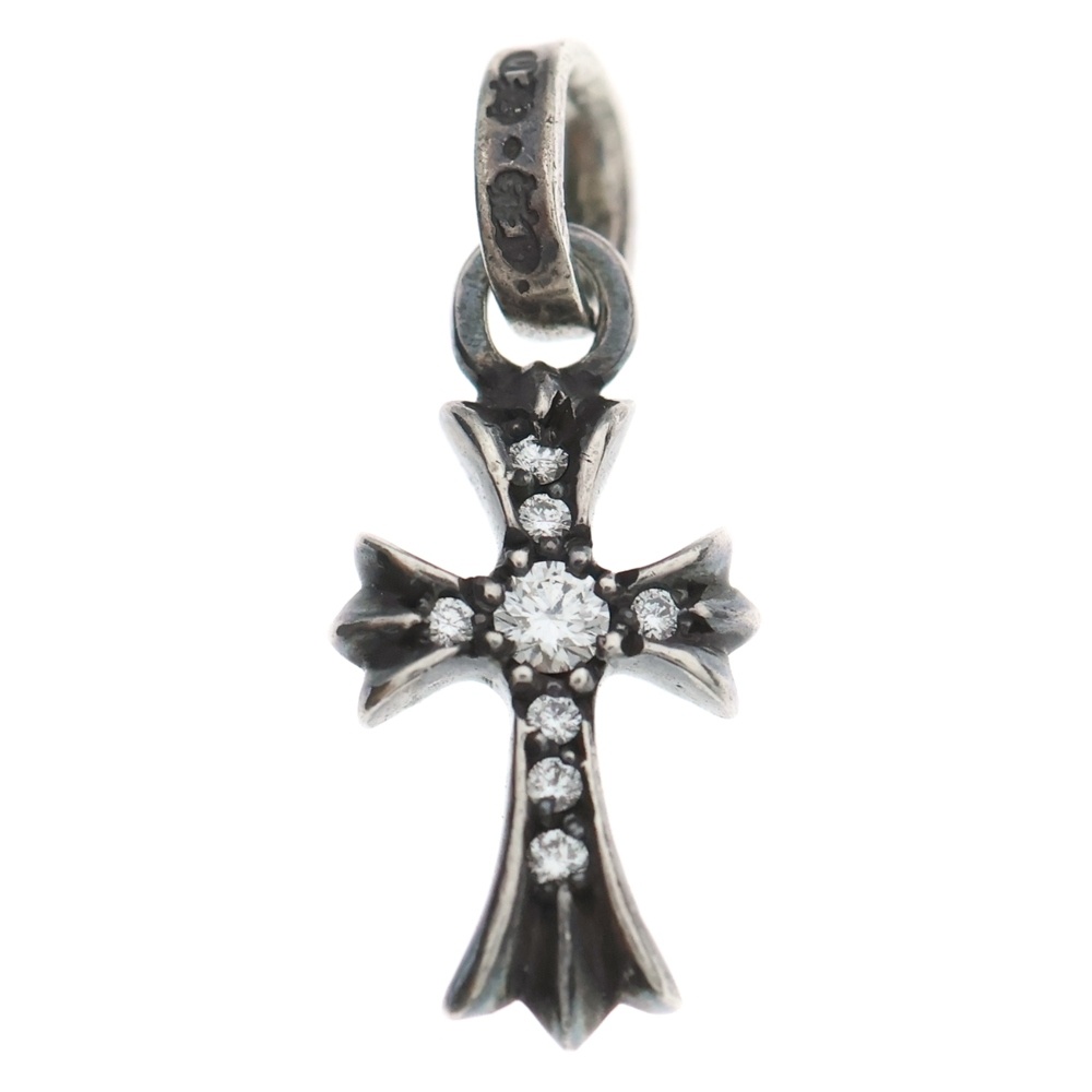 CRS BBYFAT P DMND ベイビーファットクロス PAVEダイヤ ペンダントトップ シルバーBCA234 Bランク