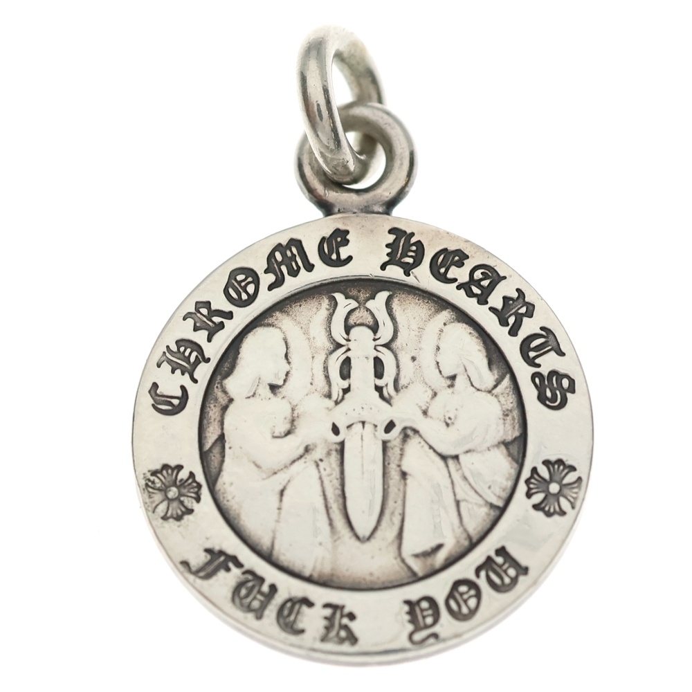 CHRM ANGL MDL V1 エンジェルメダルチャーム ペンダントトップ シルバーBCA229 Bランク