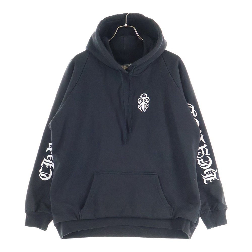 クロムハーツ OLD SWTSHRT PLVR HD ヴァインダガープリント 袖英字