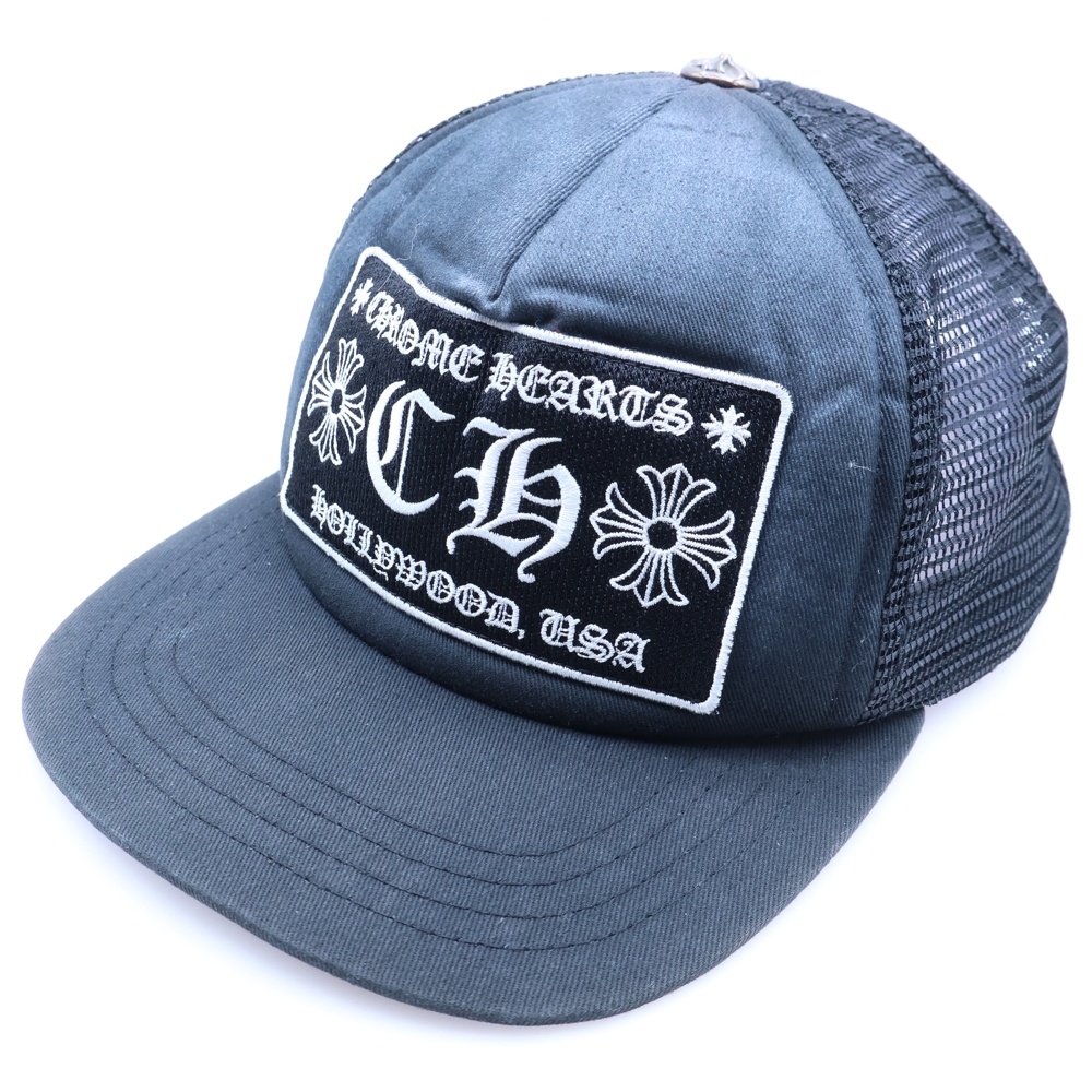 クロムハーツ TRUCKER CAP CHパッチ クロスボール付 メッシュ