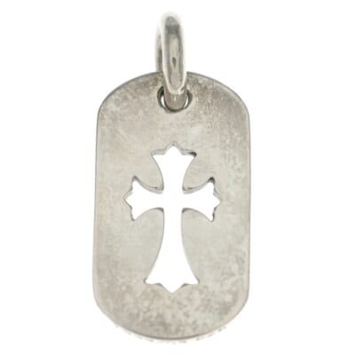 D TAG SML CO CRS カットアウトクロスドッグタグ スモール ペンダントトップ シルバー BCA242 Bランク