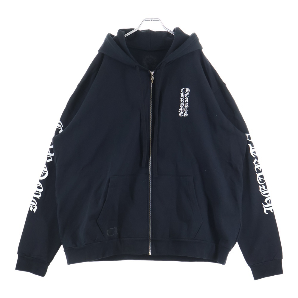 SWTSHRT HD ZIP アームロゴプリント ジップアップパーカー Sランク