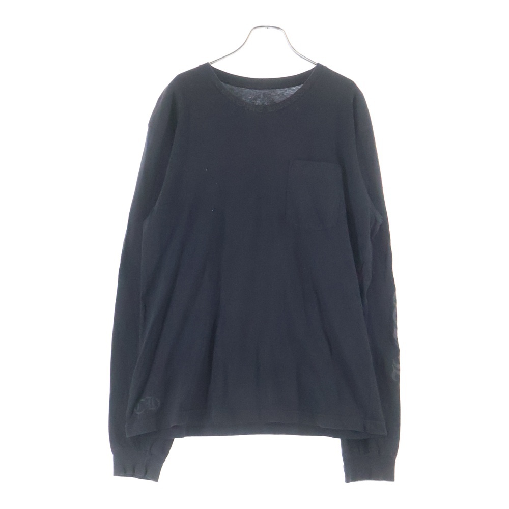 Neck Logo L/S TEE ネックロゴ ロングスリーブ長袖Tシャツ ブルー/ブラック Bランク