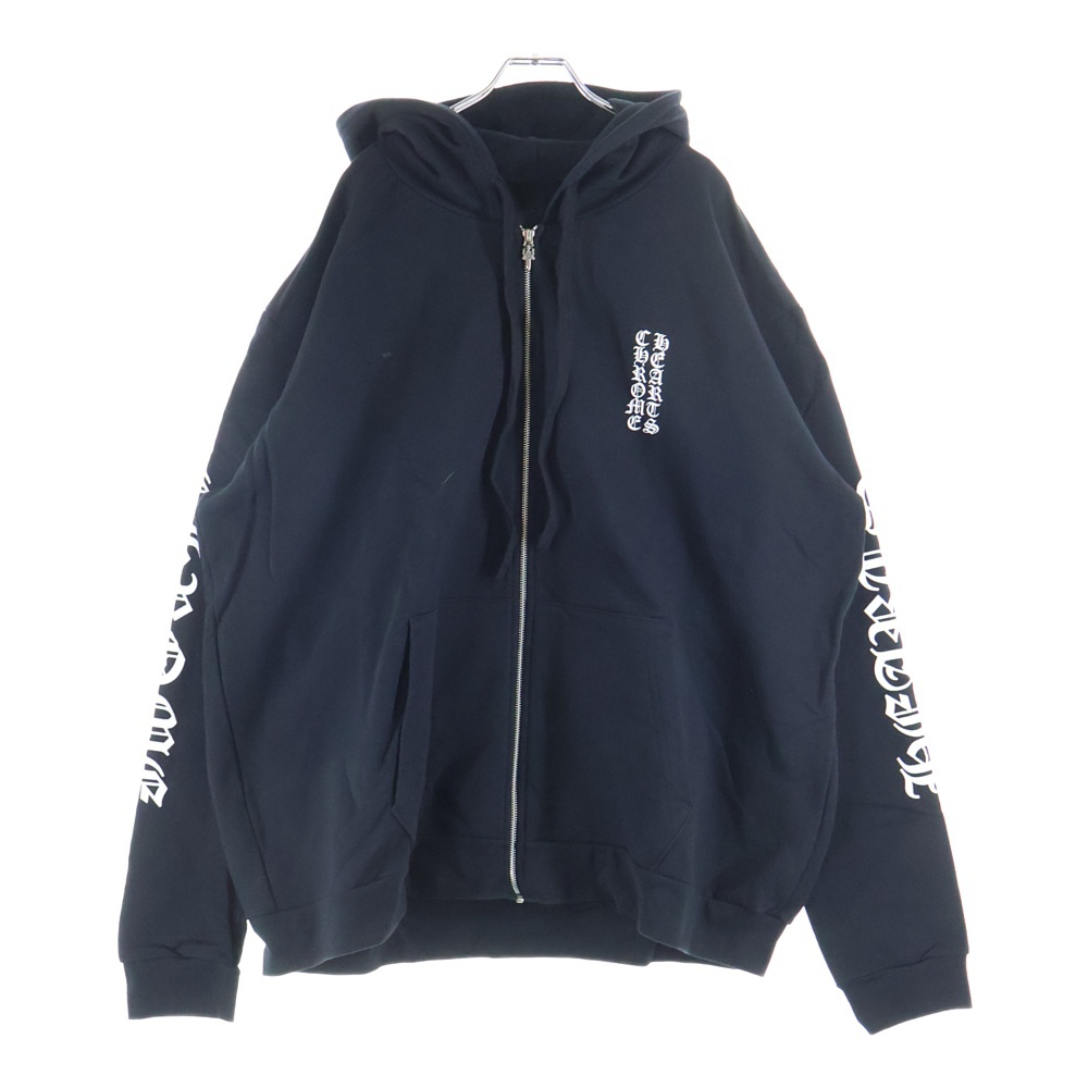 SWTSHRT HD ZIP アームロゴプリントジップアップパーカー Sランク