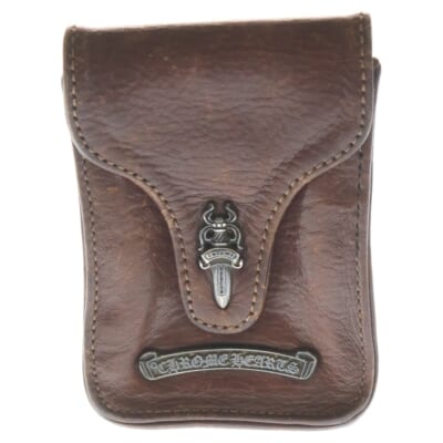 DAGGER CIGARETTE CASE CHクロス シガレットケース 煙草入れ ブラック/シルバー Bランク