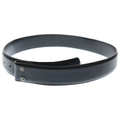 1.5 STRAP 1.5inchスクロールレーベルリベッツ レザーベルト Bランク