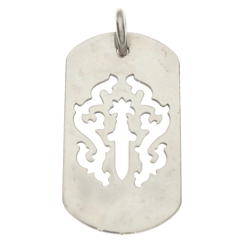 D TAG LRG DAGGER ヴァインダガーカットアウトドッグタグ ラージ ペンダントトップ シルバー BCA240 Bランク