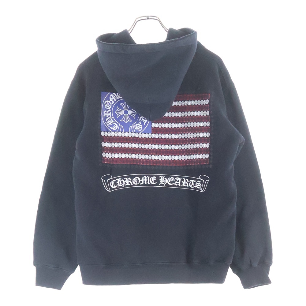 SWTSHRT HD ZIP 裏地サーマル バックアメリカンフラッグ ジップアップパーカー Bランク