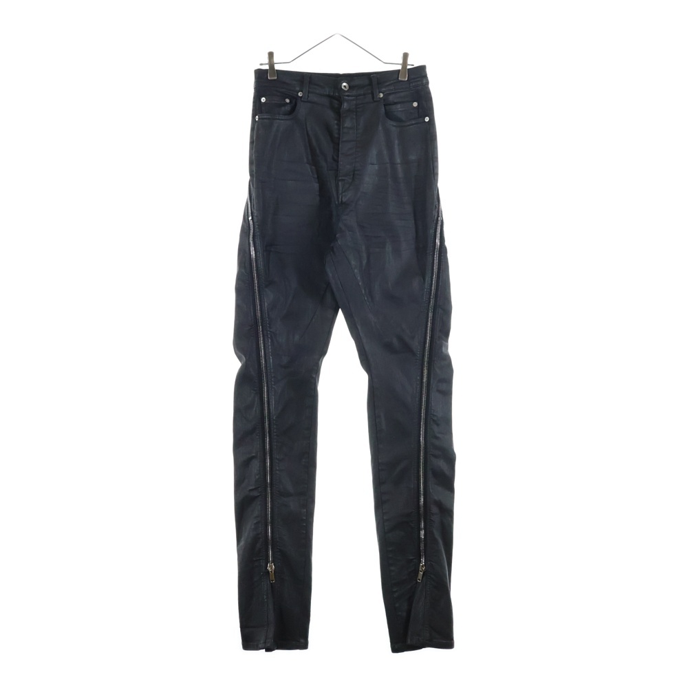 BOLANBANANA CUT ジップアップ デニムパンツ ブラック DU01E3363-SBW Aランク