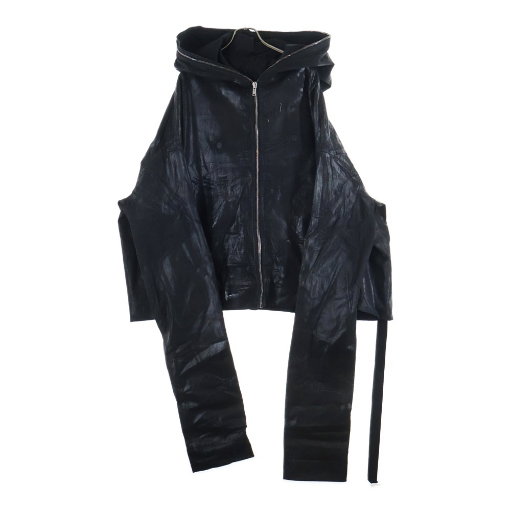 Gimp Kaftan JKT フルジップ コーティングデニムパーカー ブラック DU01E3780-SCF Aランク