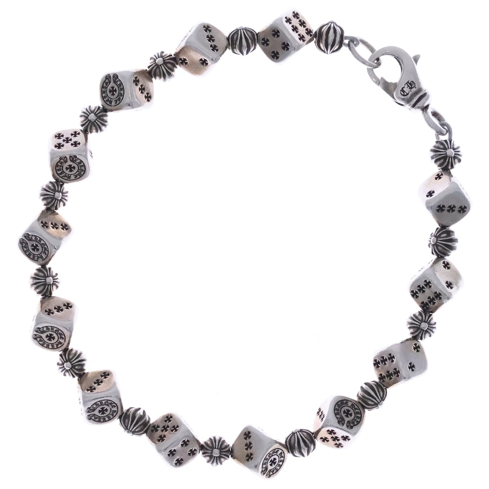 クロムハーツ 6mm BEAD 6mm ビーズ ブレスレット シルバー 買取実績