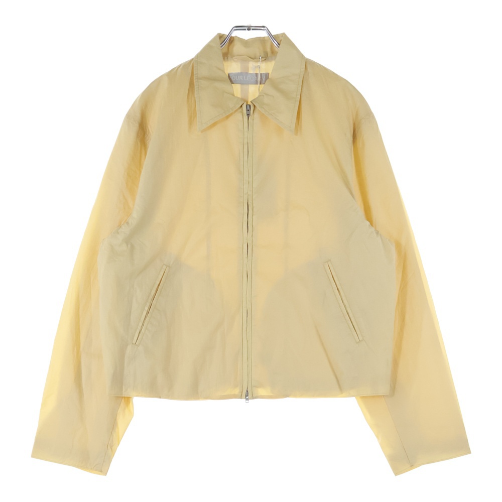 CREAM RUBBERIZED NYLON クリーム ラバライズド ジップアップ ナイロンジャケット ベージュ M2241MCR Aランク