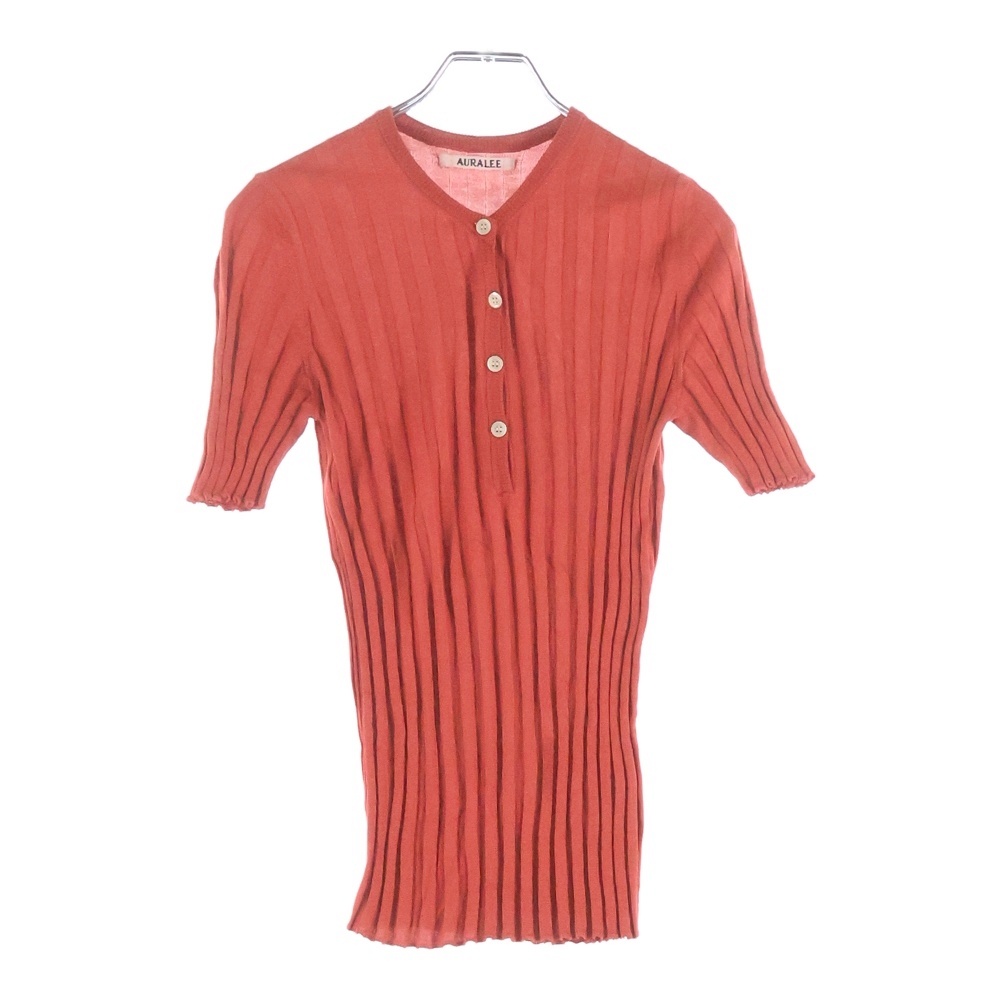 ショートスリーブ シルクワンピース レディース レッド A8SH03WS Bランク