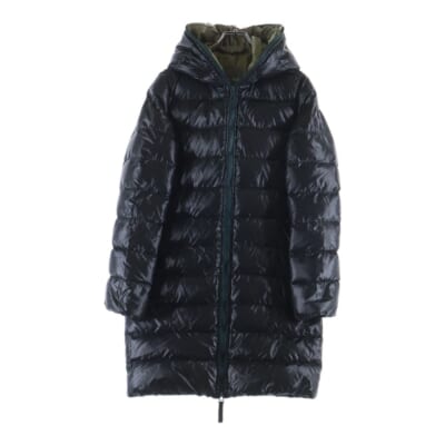 ACE アチェ フーデッドダウンコート レディース ブラック D.1140.00-1035R Bランク