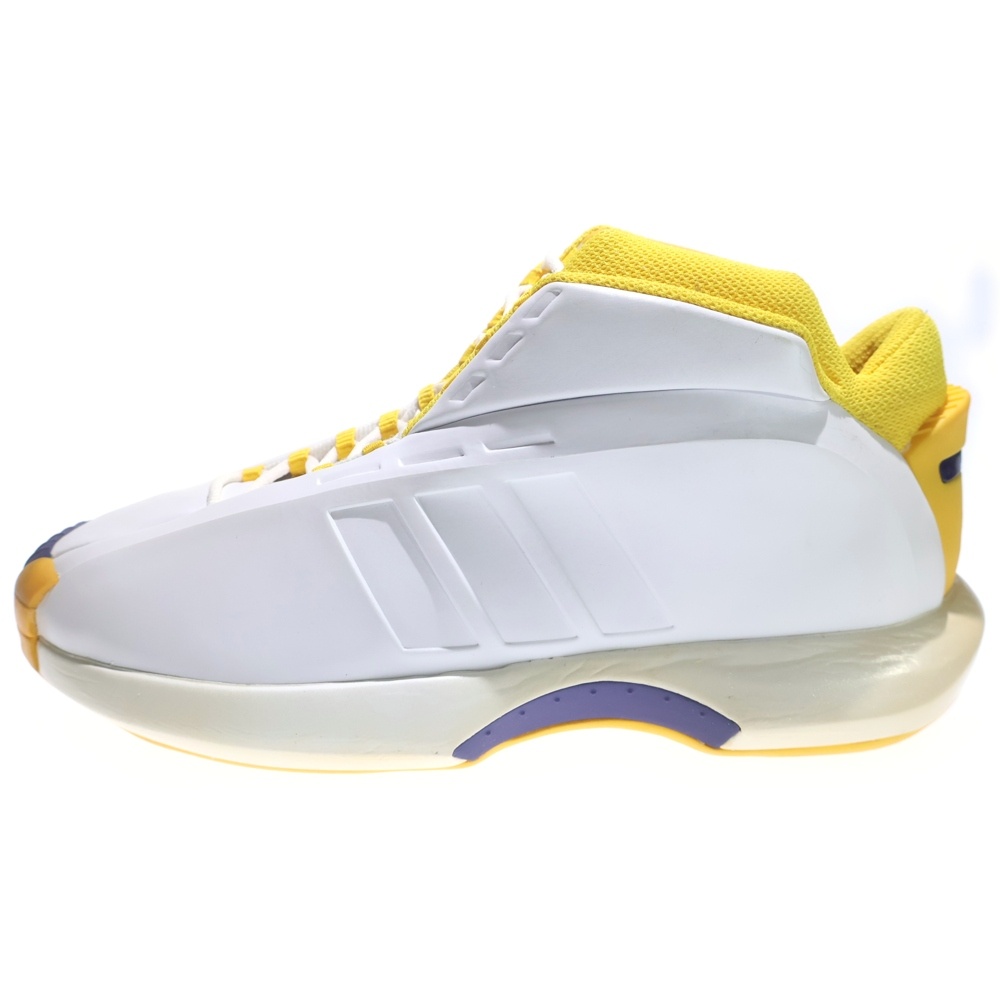 【鑑賞用 2006年製】 CRAZY 1 KOBE LAKERS HOME クレイジー コービー レイカーズ ホーム ミッドカットスニーカー ホワイト/イエロー US8/26cm 467309 Aランク
