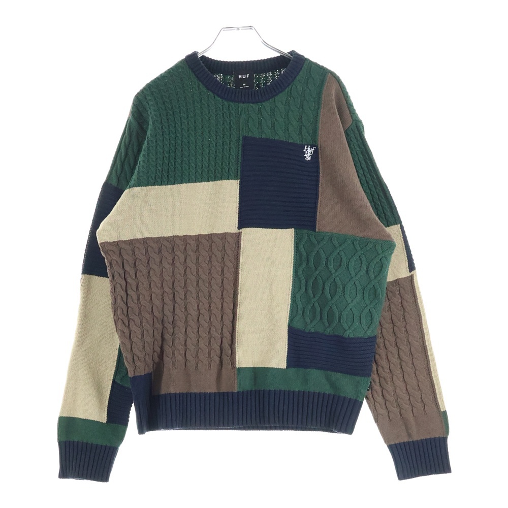 COLUMBIA CABLE KNIT SWEATER 長袖 ケーブルニットセーター マルチ H025 KN00572 Aランク