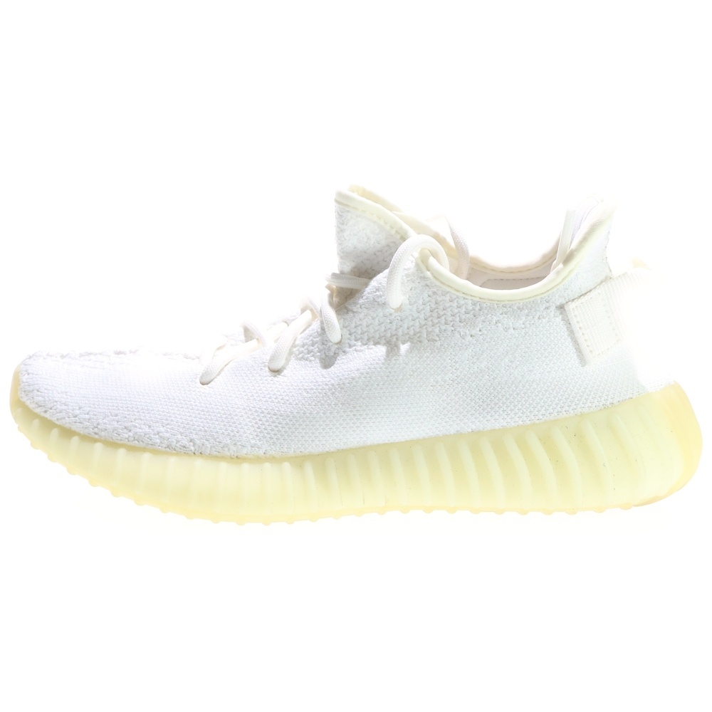 YEEZY BOOST 350V2 CREAM WHITE イージーブースト ローカットスニーカー ホワイト US7/25.0cm CP9366 Bランク