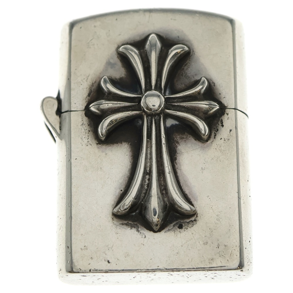 ZIPPO LIGHTERZ-V1 V1スモール CHクロス ジッポライター シルバー BCA398 Bランク